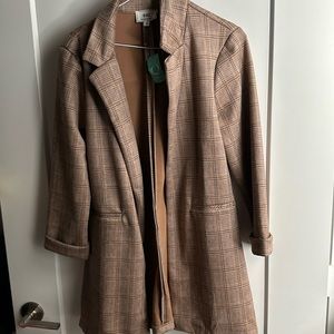 Blazer / sports jacket. Faux suede feel.